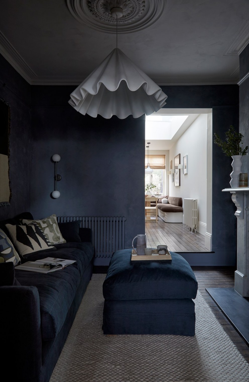 Muswell Hill Edwardian Home | Edwardian home extension - TV snug / kitchen view | Interior Designers